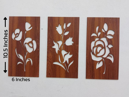 Floral 3 Pcs Calligraphy wall Art
