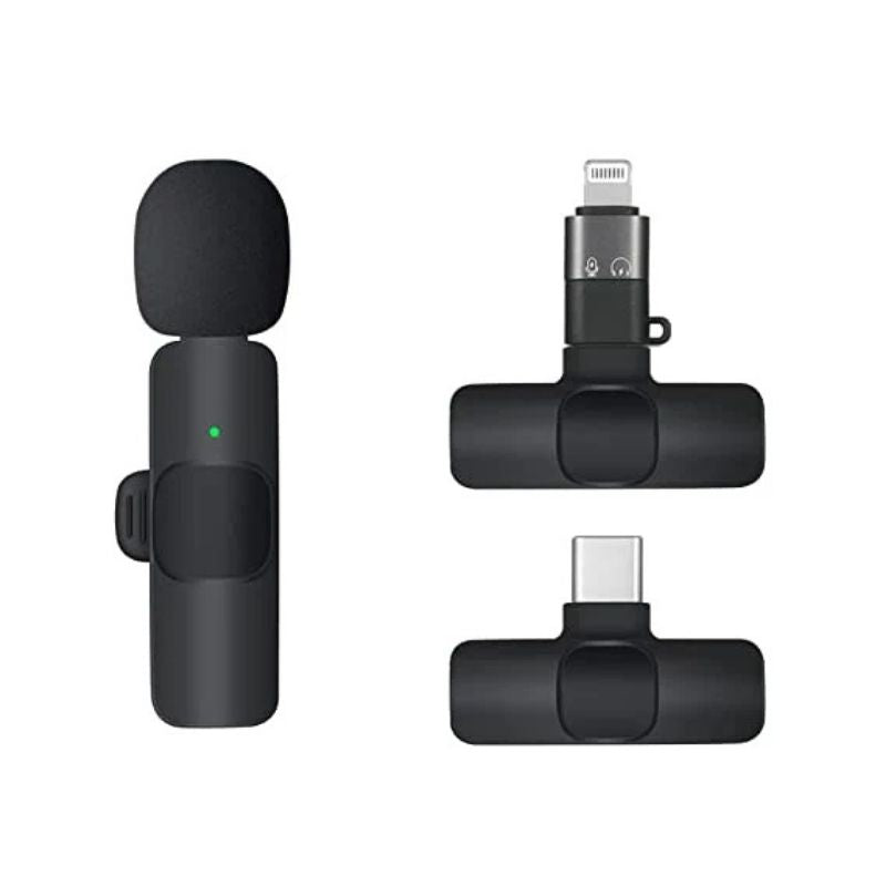 K9 Wireless Lavalier Microphone | Type-C & iOS Mic