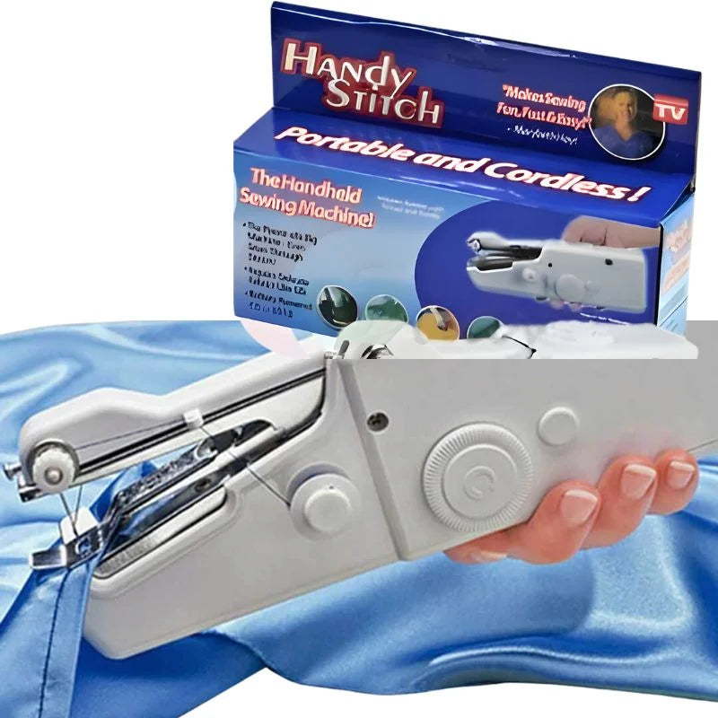 Handy Stitch Portable Cordless Sewing Machine | Quick Fabric Repairs & Easy Stitching Tool