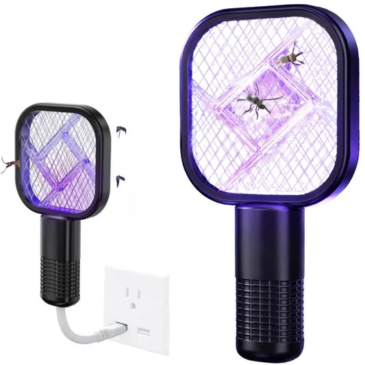 Portable Mosquito Killer Racquet Lamp | Electric Bug Zapper