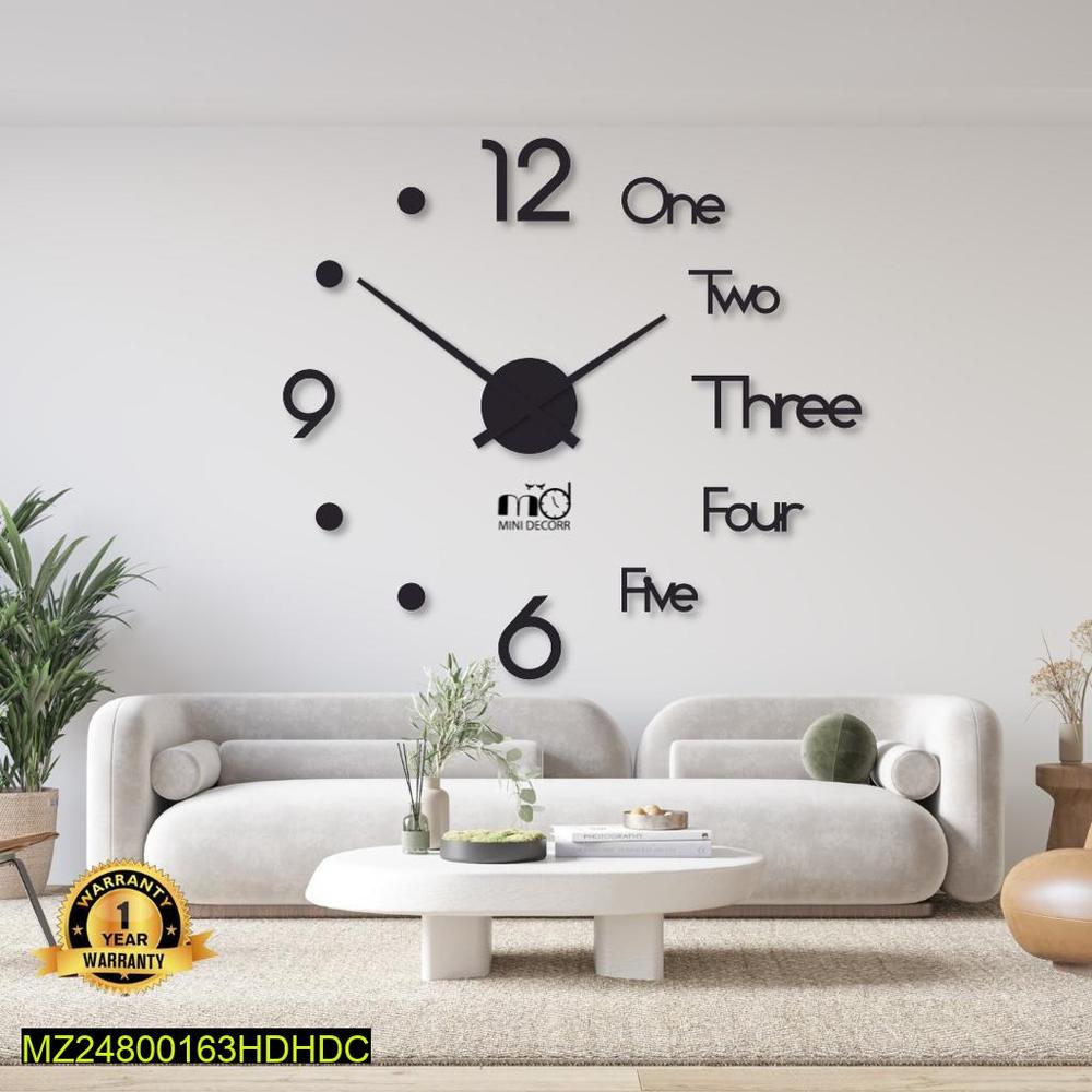 Modern Wooden Wall Clock