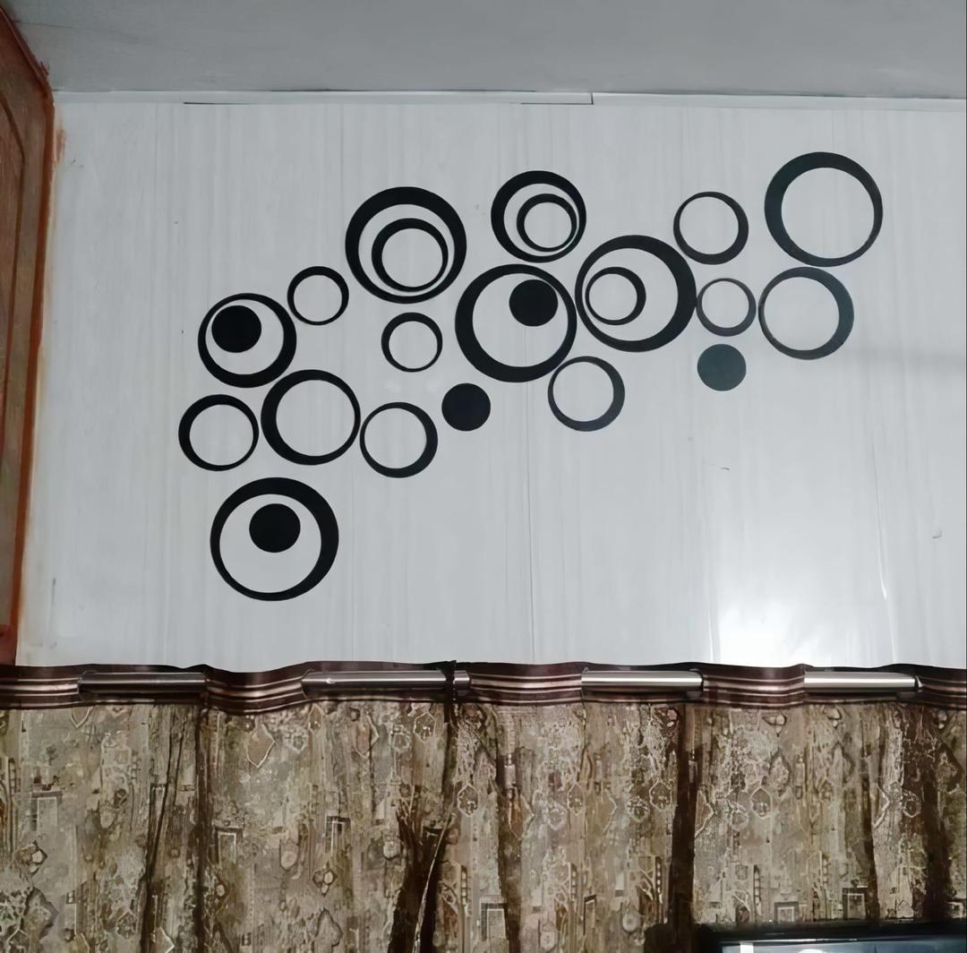 Abstract Circle 24 Pcs Calligraphy Wall Art