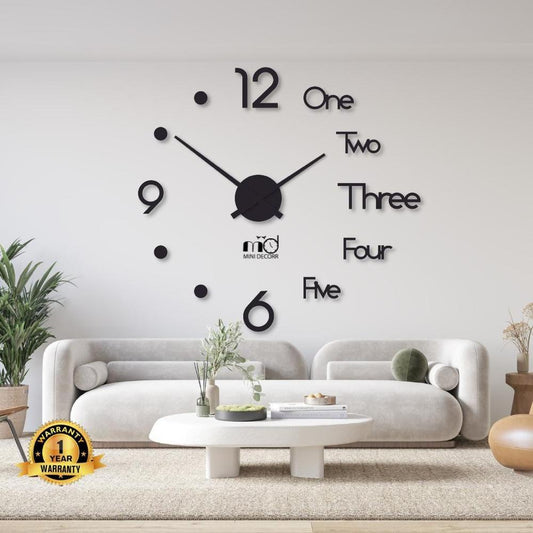 Modern Wooden Wall Clock