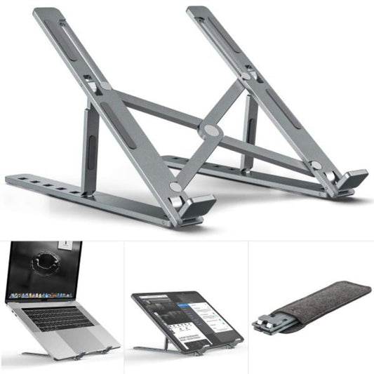 Aluminum Foldable Laptop Stand | Adjustable Laptop Holder