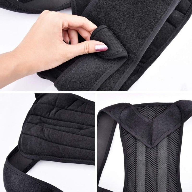 Back Pain Relief Posture Corrector Belt | Adjustable Support for Spine, Shoulder & Lumbar Alignment | XXXL