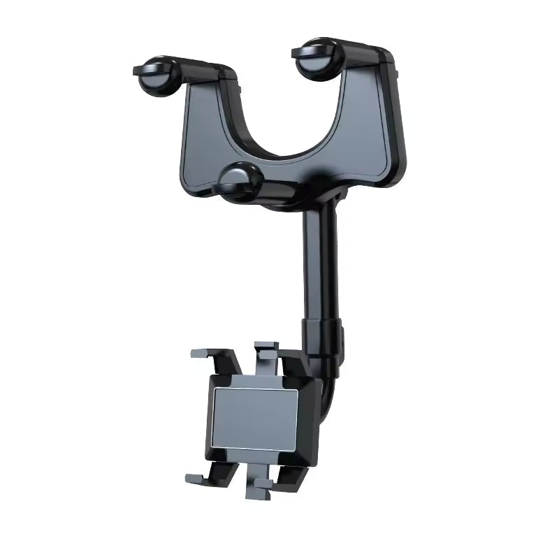 360° Rearview Mirror Phone Holder | Car Mobile Stand