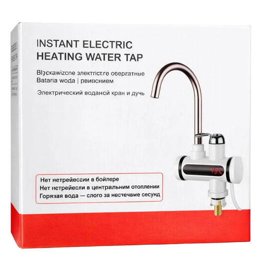 Instant Electric Hot Water Tap 3000W | Digital Display