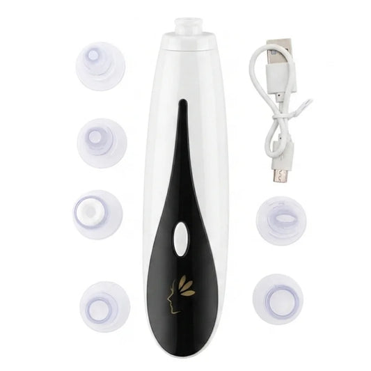 Rechargeable Blackhead Remover Vacuum | 6 Heads Facial Cleaner