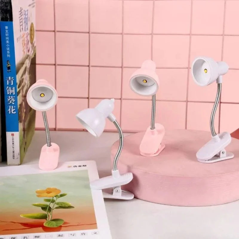 Mini Book Light with Clip  | Portable LED Reading Lamp with Eye Protection | Random Color