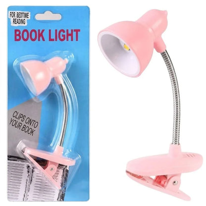 Mini Book Light with Clip  | Portable LED Reading Lamp with Eye Protection | Random Color