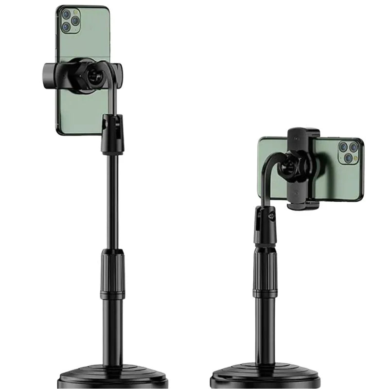 Adjustable Mobile Phone Stand with Flexible Gooseneck Arm | For Recording, Live Streaming & Video Calls | Stable Desk Mount Stand