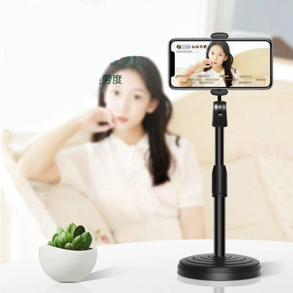 Adjustable Mobile Phone Stand with Flexible Gooseneck Arm | For Recording, Live Streaming & Video Calls | Stable Desk Mount Stand