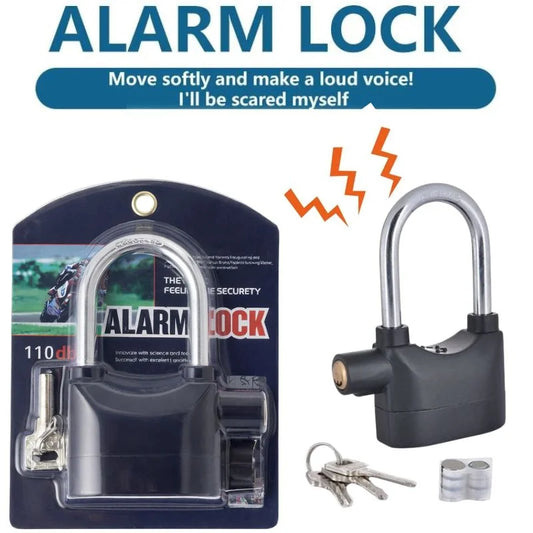 Gembok Alarm Lock | Waterproof Anti-Theft Padlock Pakistan