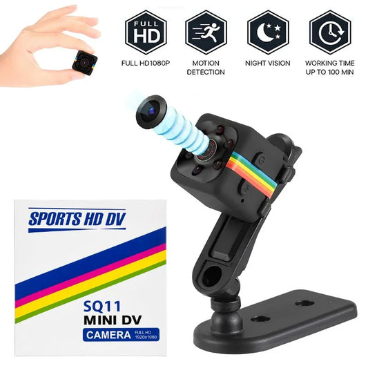 SQ11 Mini Camera HD 1080P | Night Vision Mini Camera