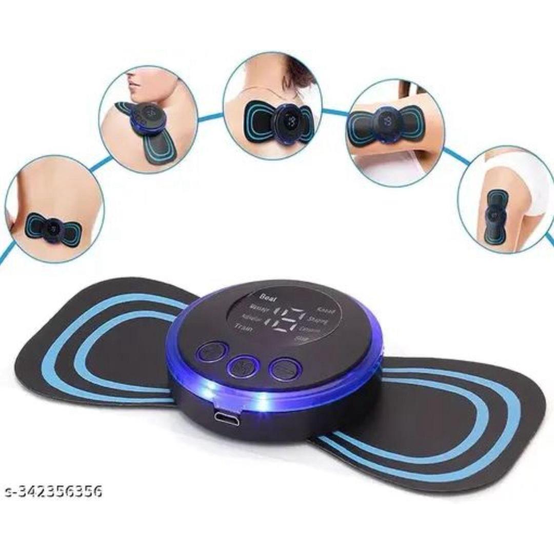 EMS Butterfly Massager Black Portable Rechargeable