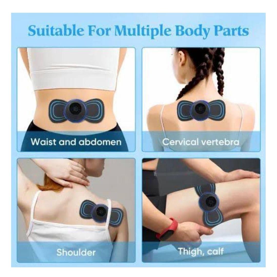 EMS Butterfly Massager Black Portable Rechargeable