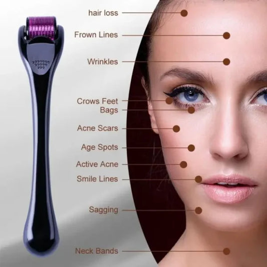 0.5mm Derma Roller 540 Titanium Needles | Hair & Skin Care