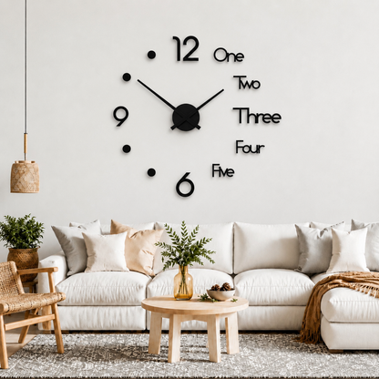 Modern Wooden Wall Clock
