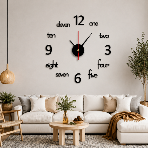 Modern Wooden Wall Clock