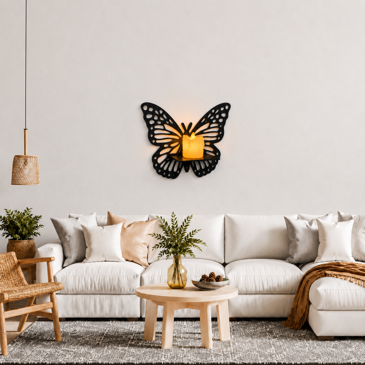 Butterfly Calligraphy wall Art