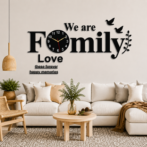 Big Size Wooden Wall Clock
