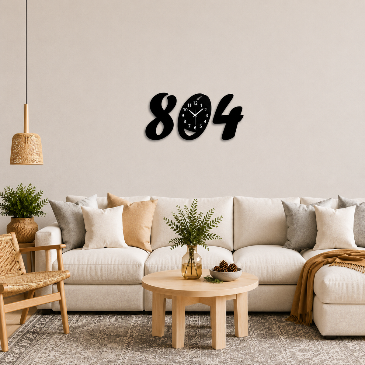 804 Design Wooden Wall Clock