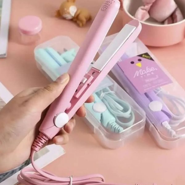 Mini Hair Straightener & Curler | Ceramic 2-in-1 Styler Pakistan