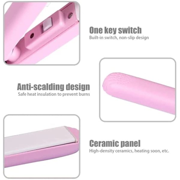 Mini Hair Straightener & Curler | Ceramic 2-in-1 Styler Pakistan