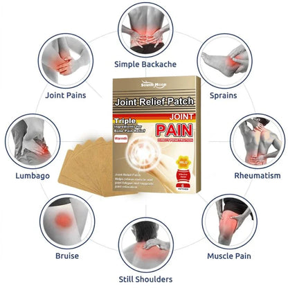 Japanese Pain Relief Patch for Joint & Muscle Care | Herbal Pain Relief Patch | Fast-Acting Warming Therapy | Breathable Adhesive Patch | Pack of 5