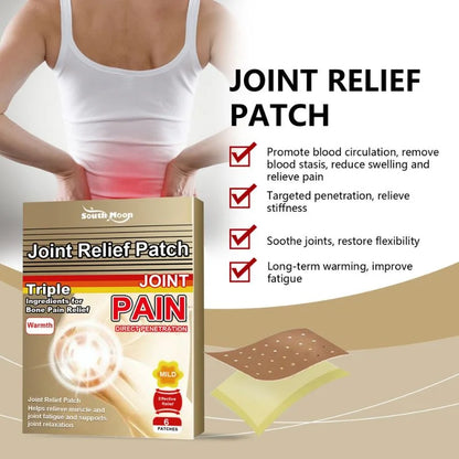 Japanese Pain Relief Patch for Joint & Muscle Care | Herbal Pain Relief Patch | Fast-Acting Warming Therapy | Breathable Adhesive Patch | Pack of 5