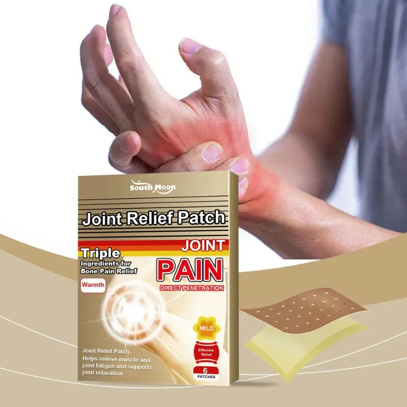 Japanese Pain Relief Patch for Joint & Muscle Care | Herbal Pain Relief Patch | Fast-Acting Warming Therapy | Breathable Adhesive Patch | Pack of 5
