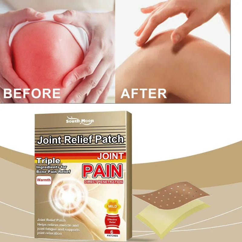 Japanese Pain Relief Patch for Joint & Muscle Care | Herbal Pain Relief Patch | Fast-Acting Warming Therapy | Breathable Adhesive Patch | Pack of 5