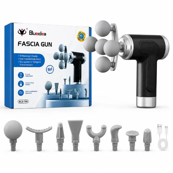 Blueidea BLD-780 Massage Gun | 9 Heads Deep Tissue Massager
